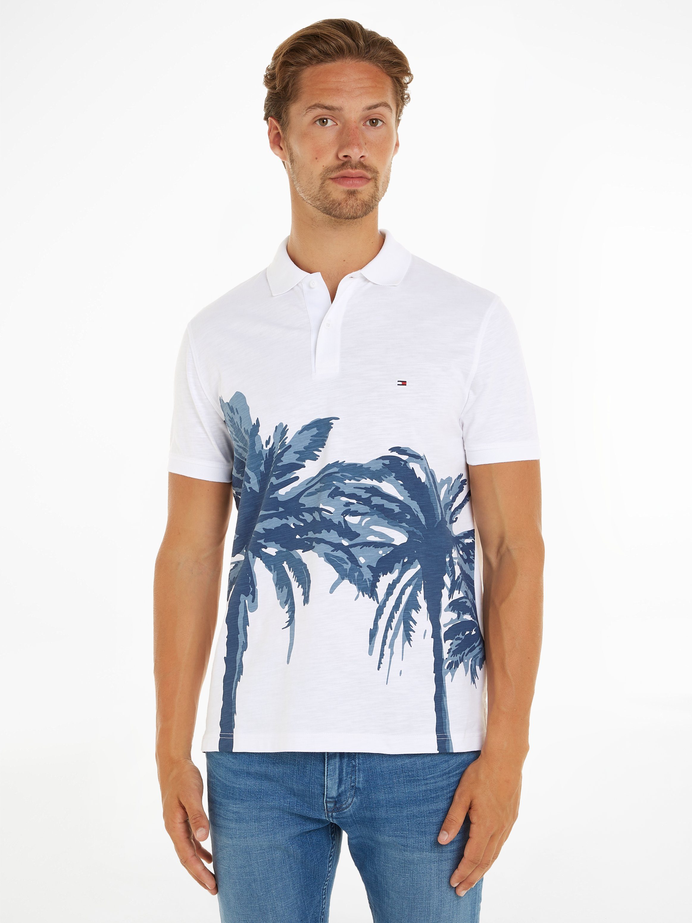 Tommy Hilfiger Poloshirt PALM PLACEMENT PRINT günstig online kaufen