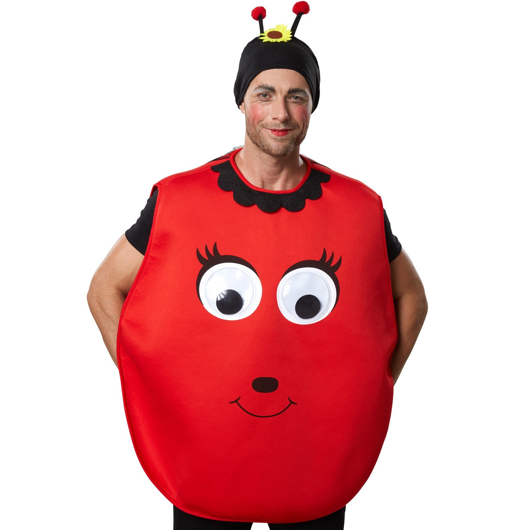 dressforfun Kostüm Unisexkostüm Cartoon Käfer, Poncho in Einheitsgröße