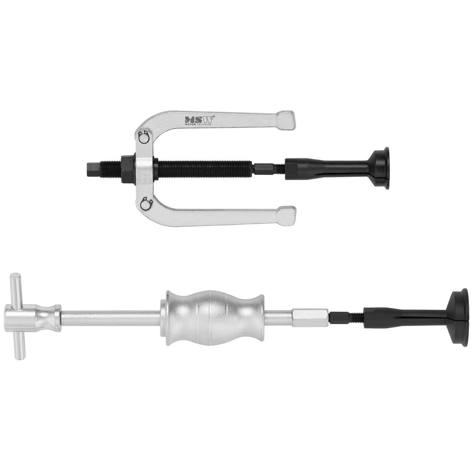 Thumbnail - MSW Montagewerkzeug Profi Innenlagerabzieher Gleithammer Lagerabzieher Set 16 Teile +, B: 27.5 cm, L: 46.5 cm
