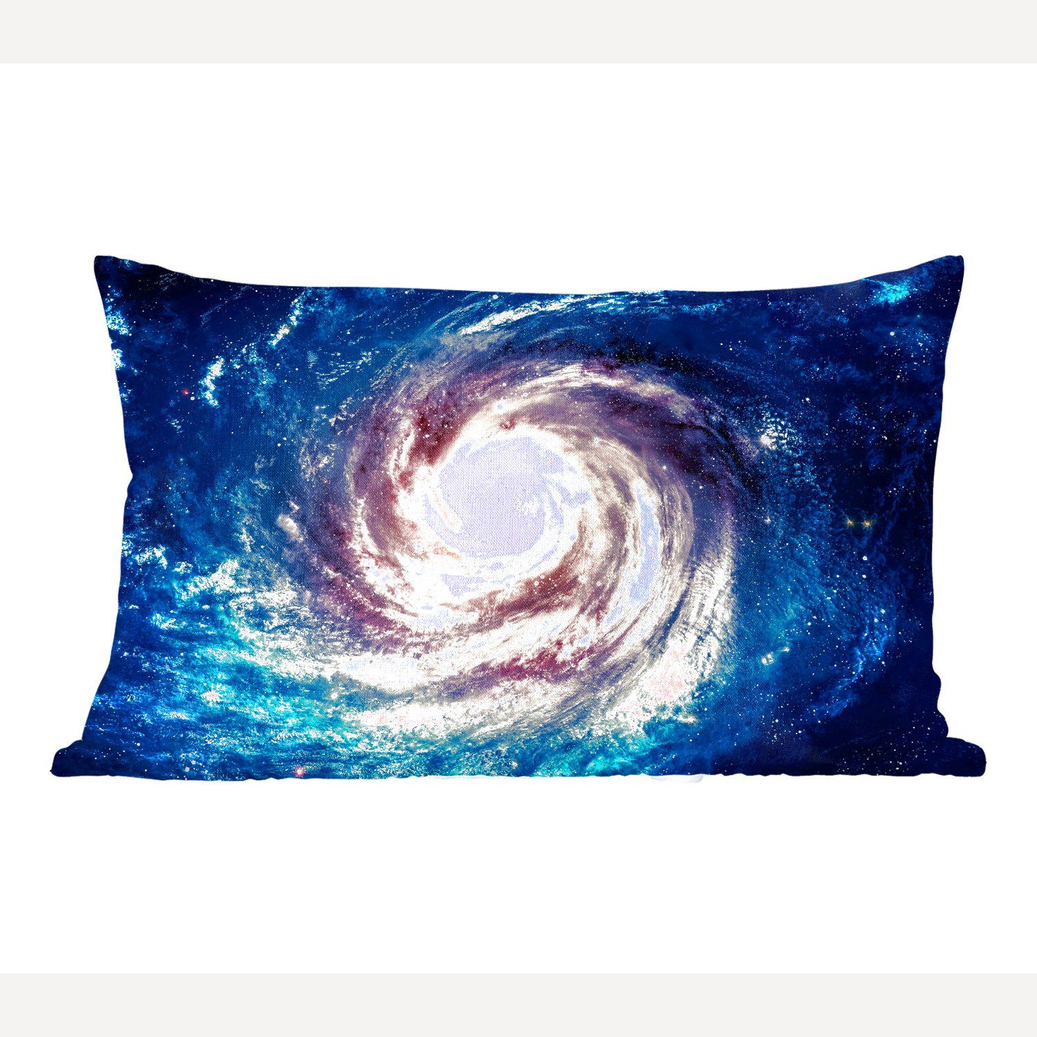 MuchoWow Dekokissen Weltraum - Wohzimmer Schlafzimmer Blau, Sterne mit Füllung, Dekoration, - Zierkissen, Dekokissen