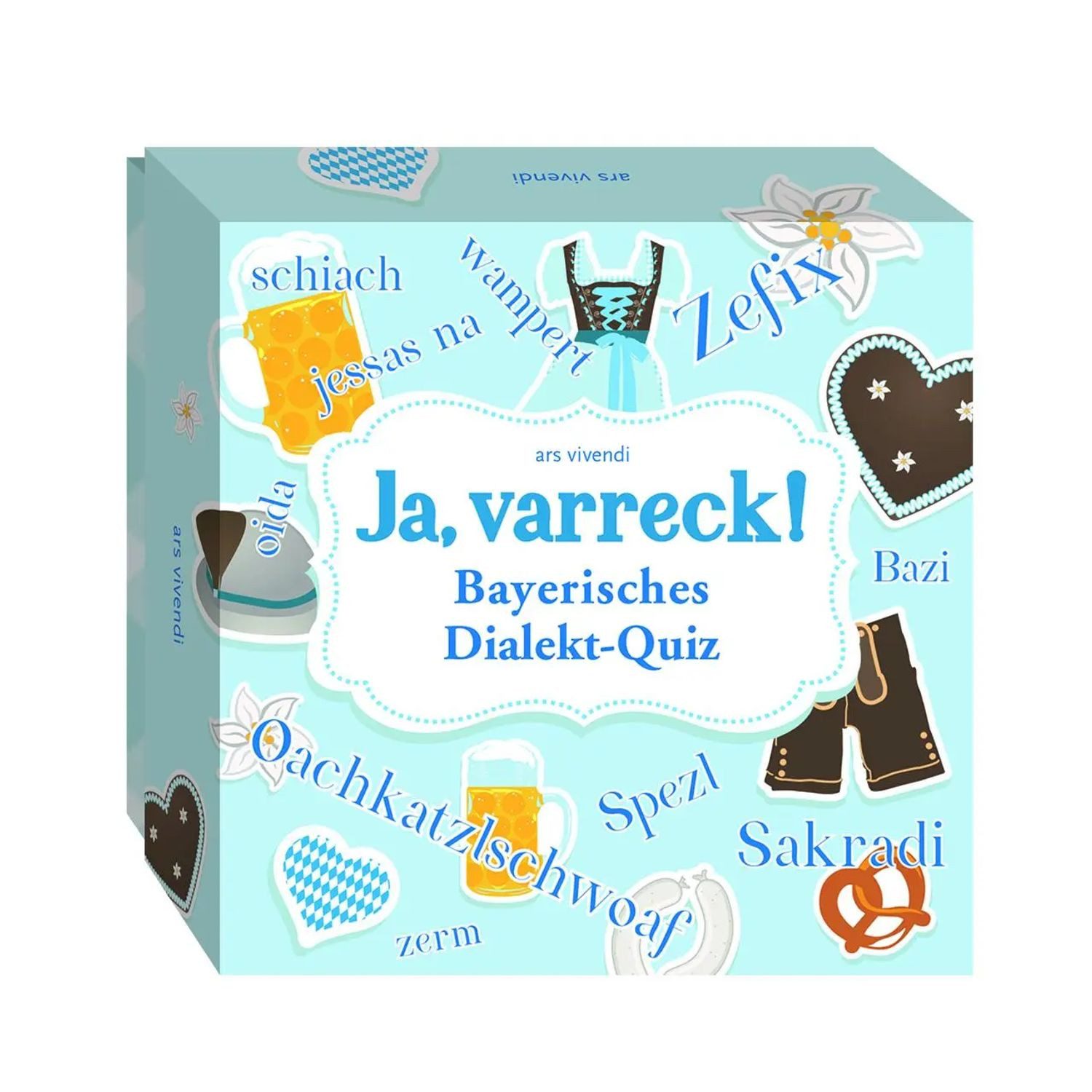 ars vivendi Spiel Ja, varreck! Bayerisches Dialekt-Quiz