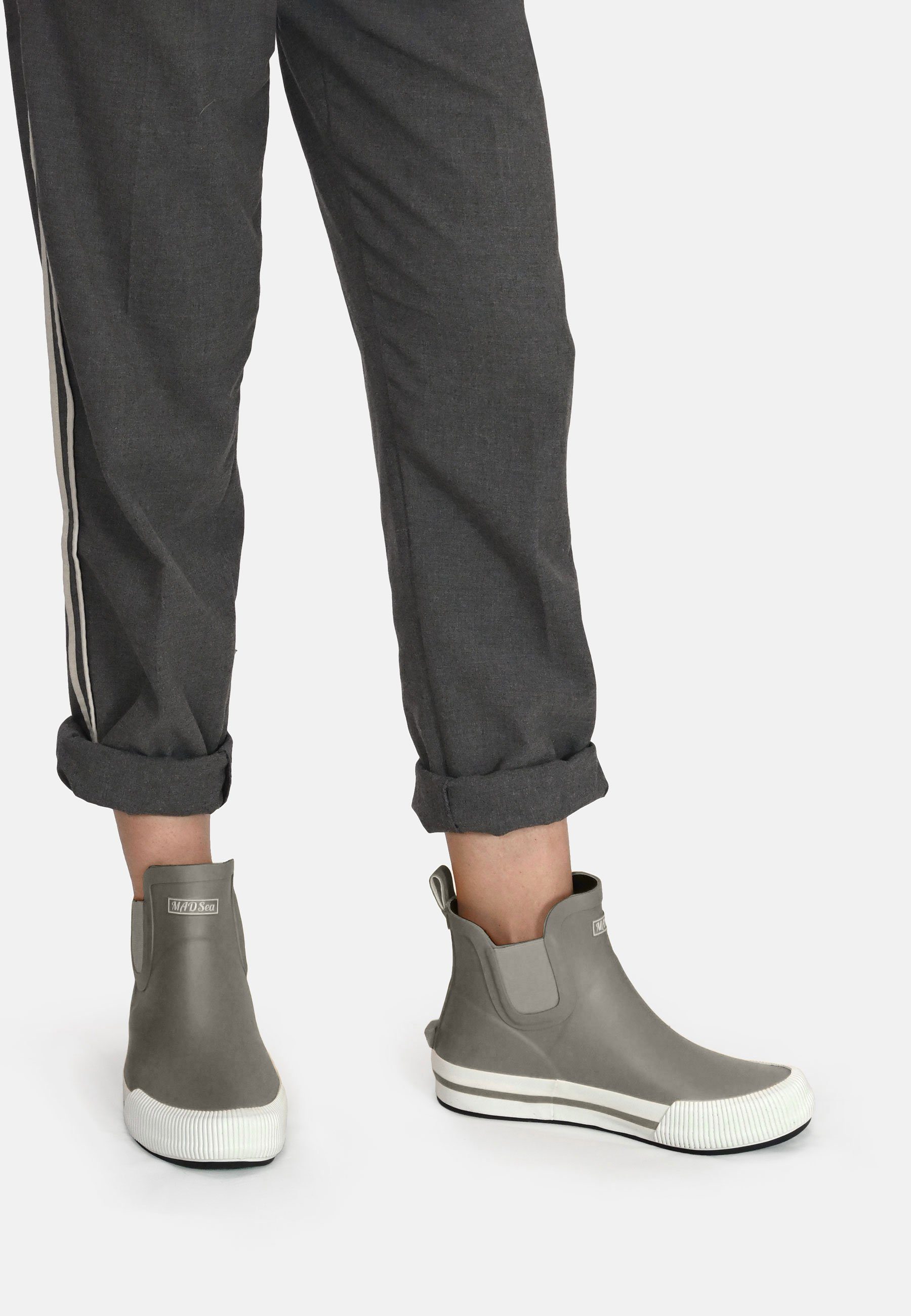MADSea Short Story Gummistiefel mit seitlicher Dehnfalte und Baumwollinnenfutter