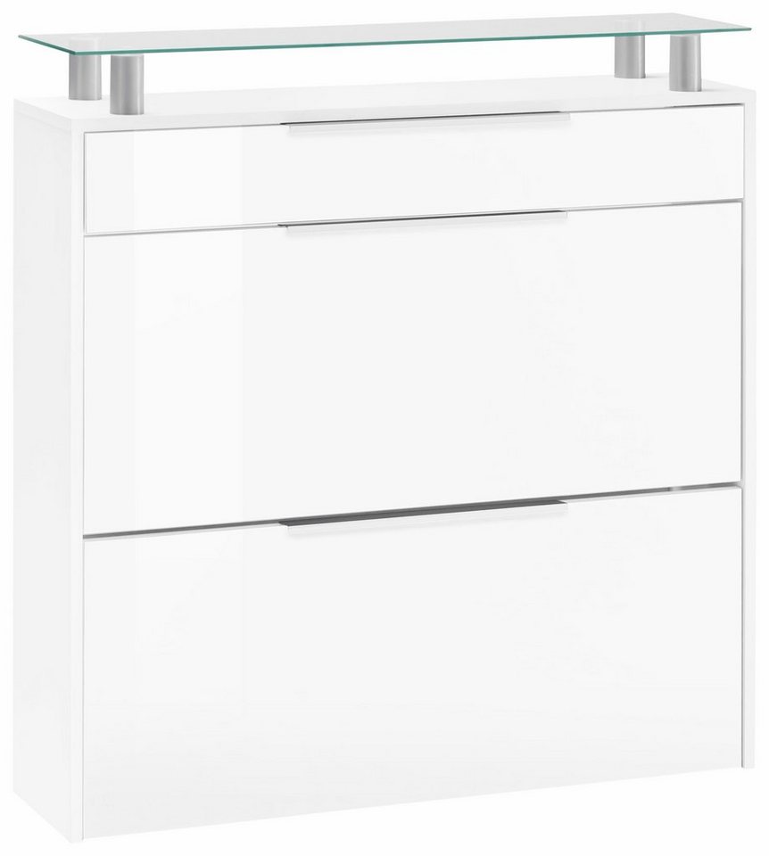 borchardt Möbel Schuhschrank Oliva Breite 89 cm, hängend, mit 2 Doppeltrommel und 1 Schubkasten