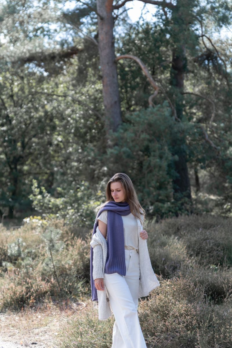 Knit Factory Strickjacke Carry Strickjacke Anthrazit 36/38 (1-tlg) Jacke Strickjacke warme Jacke