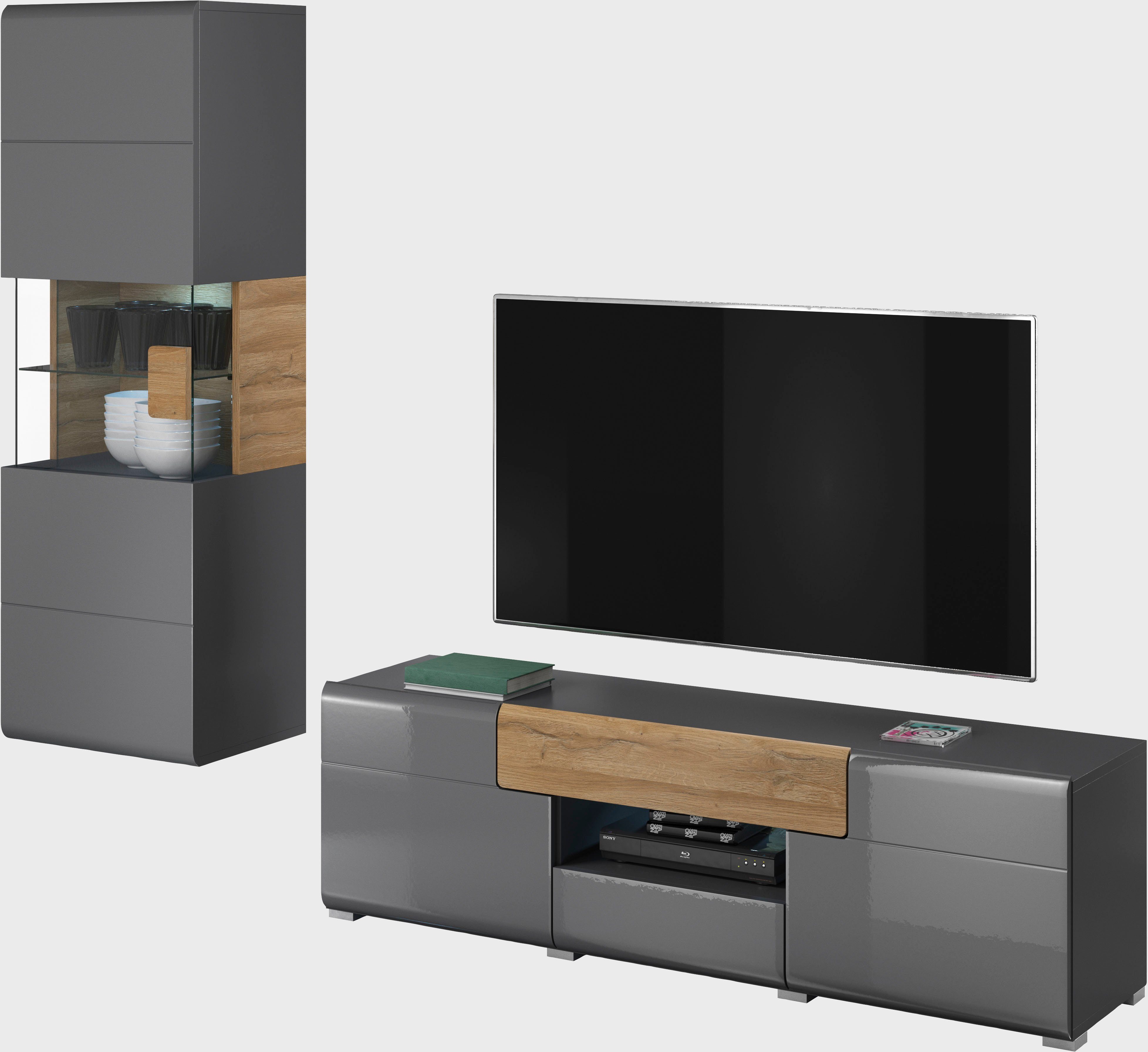 INOSIGN Wohnwand "Toledo" 2 Stk. tlg. günstig online kaufen