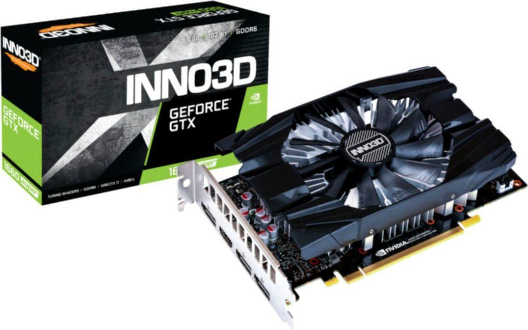 Inno3D GTX 1660 Super GTX 1660 Super 6GB Compact X1 Grafikkarte (6 GB ...