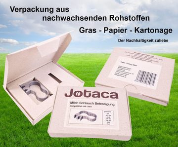 Jotaca Milchschlauch-Adapter Halter Befestigung, Zubehör für Kaffeevollautomat Jura J9.3 J9.4 J6 J10 J80 J85 J90 J95 J500 XJ9, Milchschlauchhalter