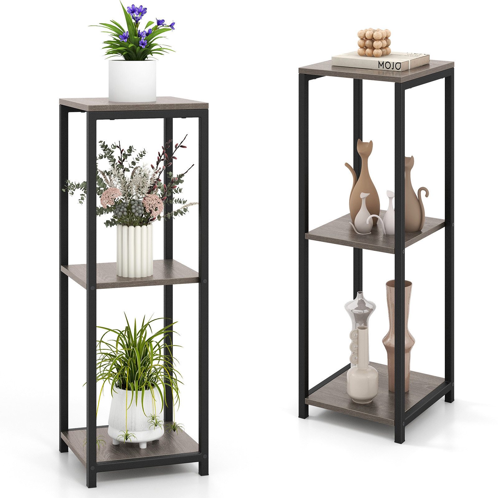 COSTWAY Blumenständer (2 St), 3 Etagen, günstig online kaufen