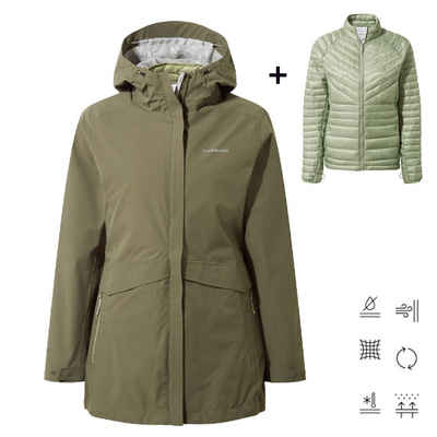 Craghoppers Hardshelljacke Craghoppers - wasserdichte Doppeljacke mit Innenjacke Caldbeck 3 in 1