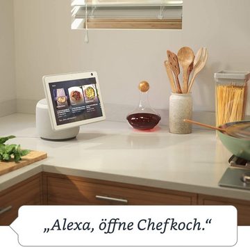 Amazon Echo Show 10 - Smart Display Alexa Gerät mit Bewegungsfunktion Sprachgesteuerter Lautsprecher (Sprachassistent, Videoanruf, Streaming, WLAN, Bluetooth)