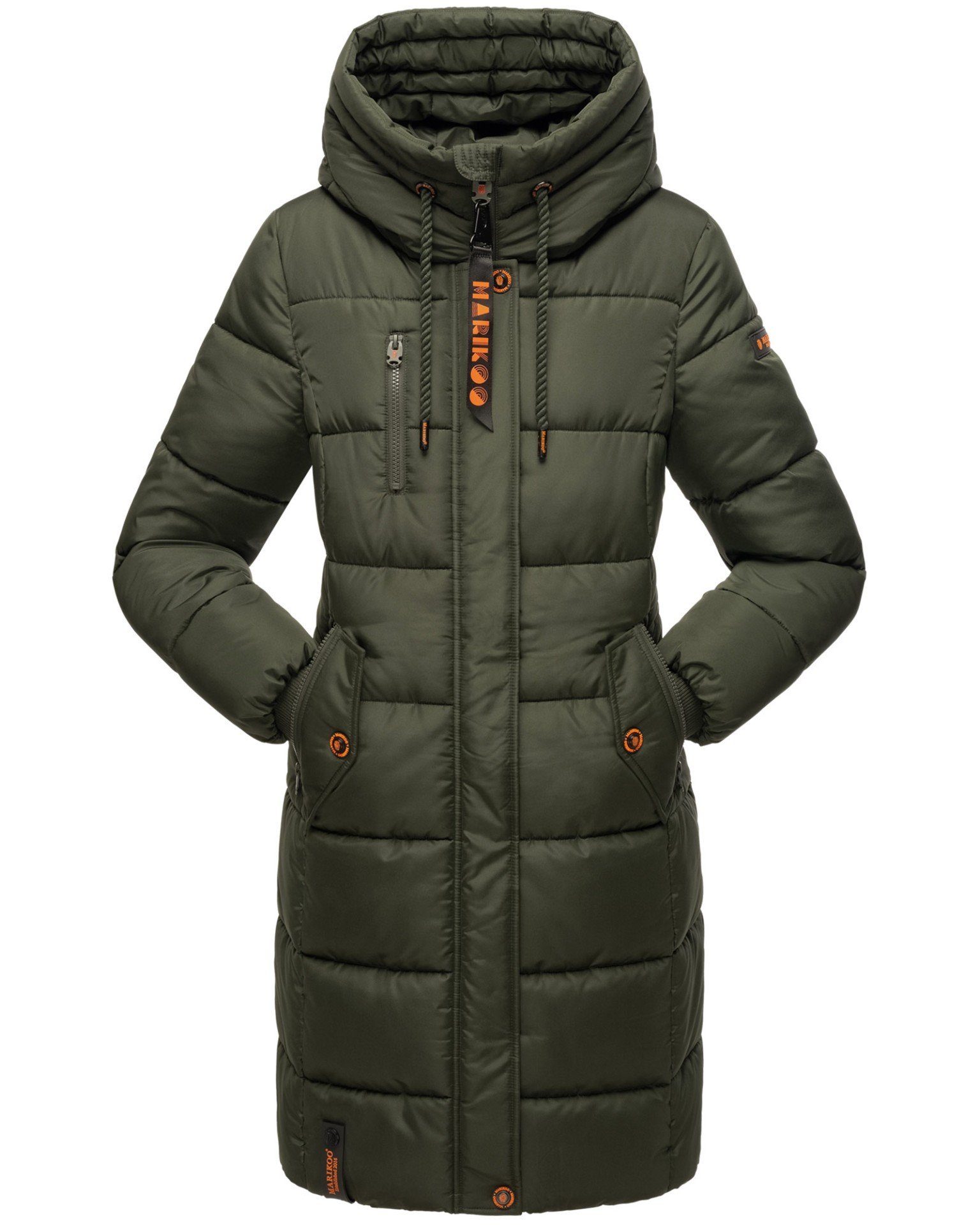 Outdoorjacke Kapuze großen olive mit Yuikoo Marikoo einer