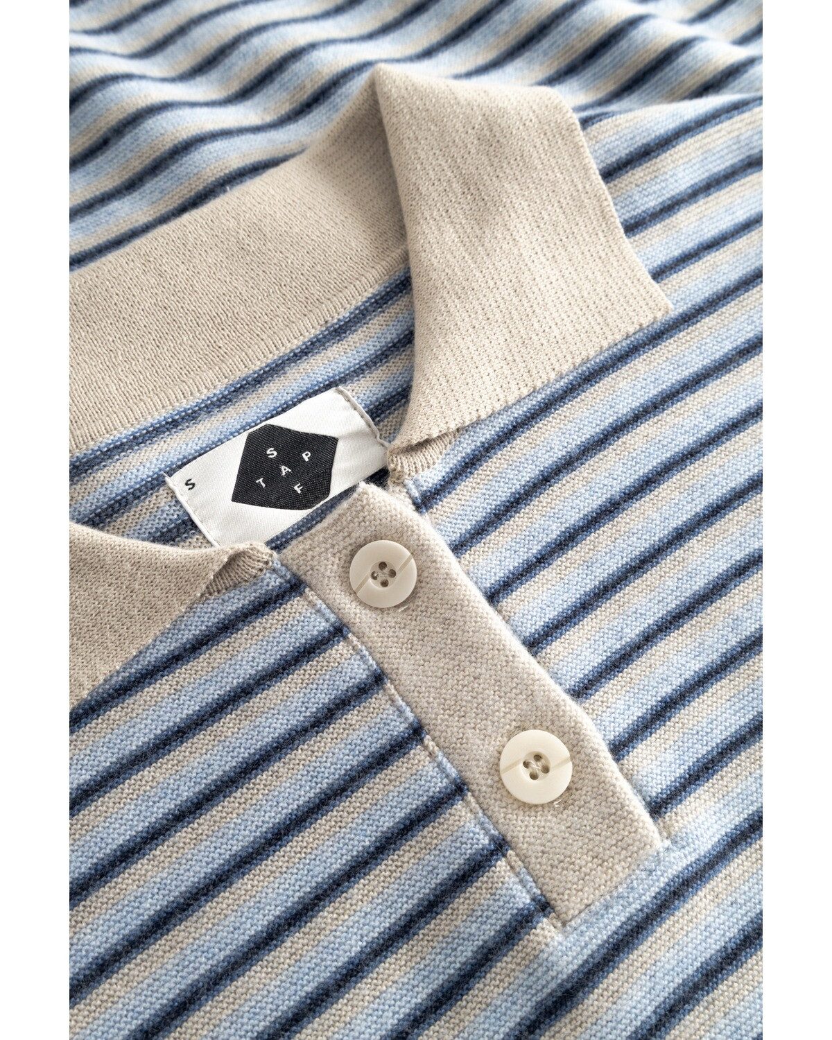 Stapf Strickpullover Langarm-Poloshirt Neidi