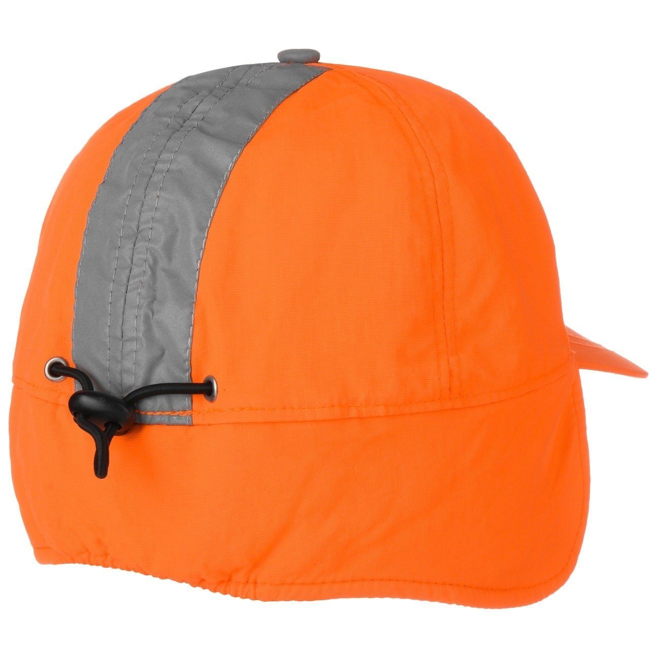 Baseball geschlossen Cap Hinten Basecap (1-St) Lipodo neonorange