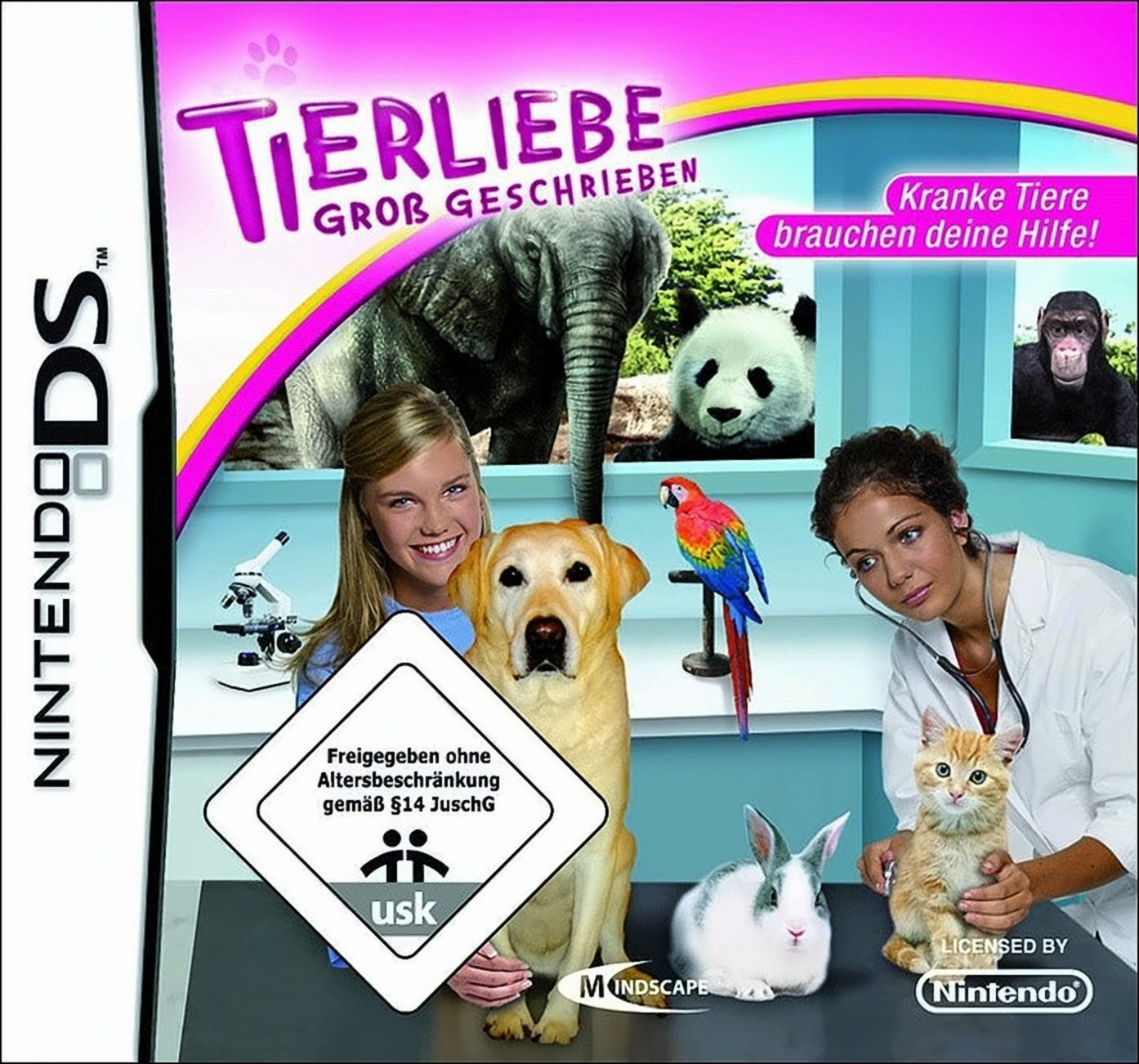 Tierliebe groß geschrieben - Kranke Tiere brauchen deine Hilfe! Nintendo DS