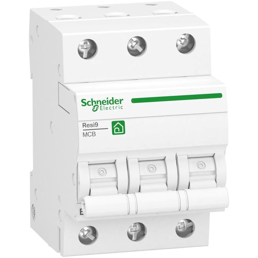 Verteiler Schneider Electric Leitungsschutzschalter Resi9 3P, 32A, B Charakteris