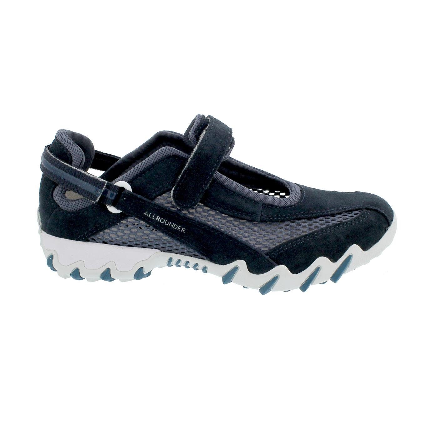 Allrounder Allrounder Niro, Klettverschluss, C. Suede 55/ Open Mesh 97, Ocean-Bla Klettschuh