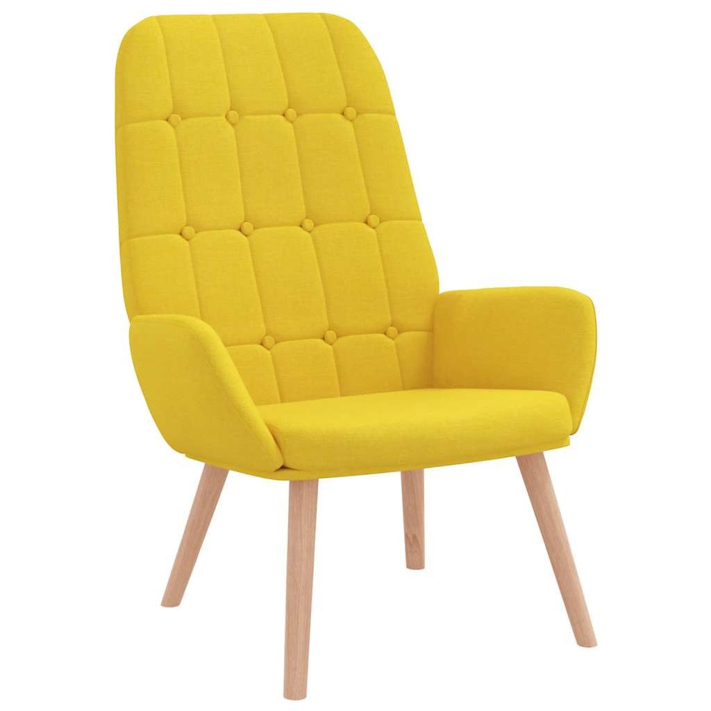 vidaXL Sessel Relaxsessel Hellgelber Stoff (1-St) günstig online kaufen