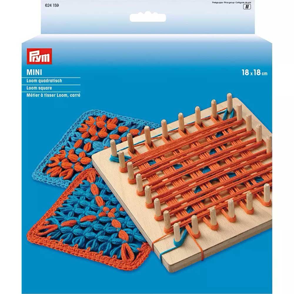 Prym Kreativset Prym Loom MINI quadratisch 18 x 18 cm, (embroidery kit by Marussia)