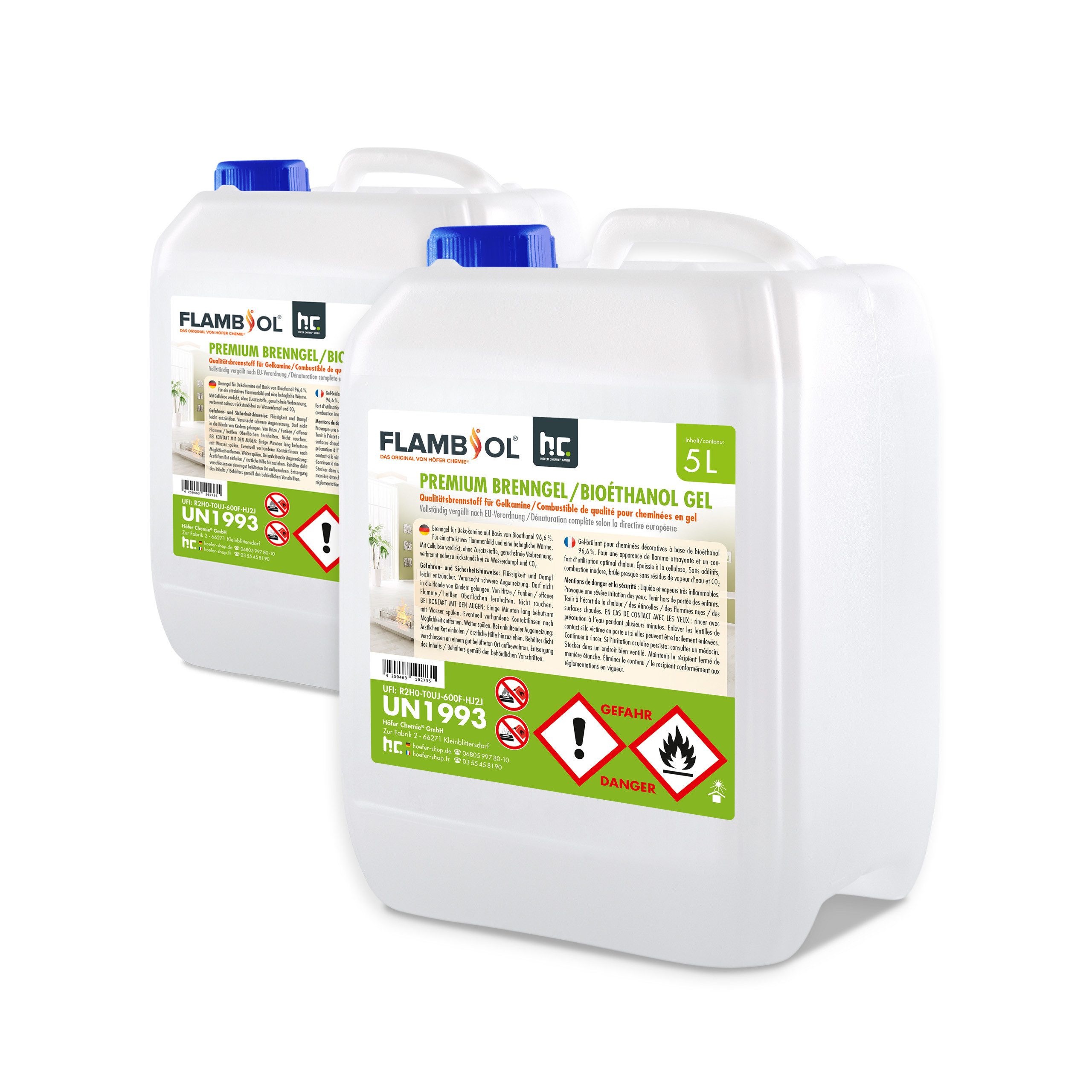 Höfer Chemie GmbH Bioethanol 2x 5 günstig online kaufen