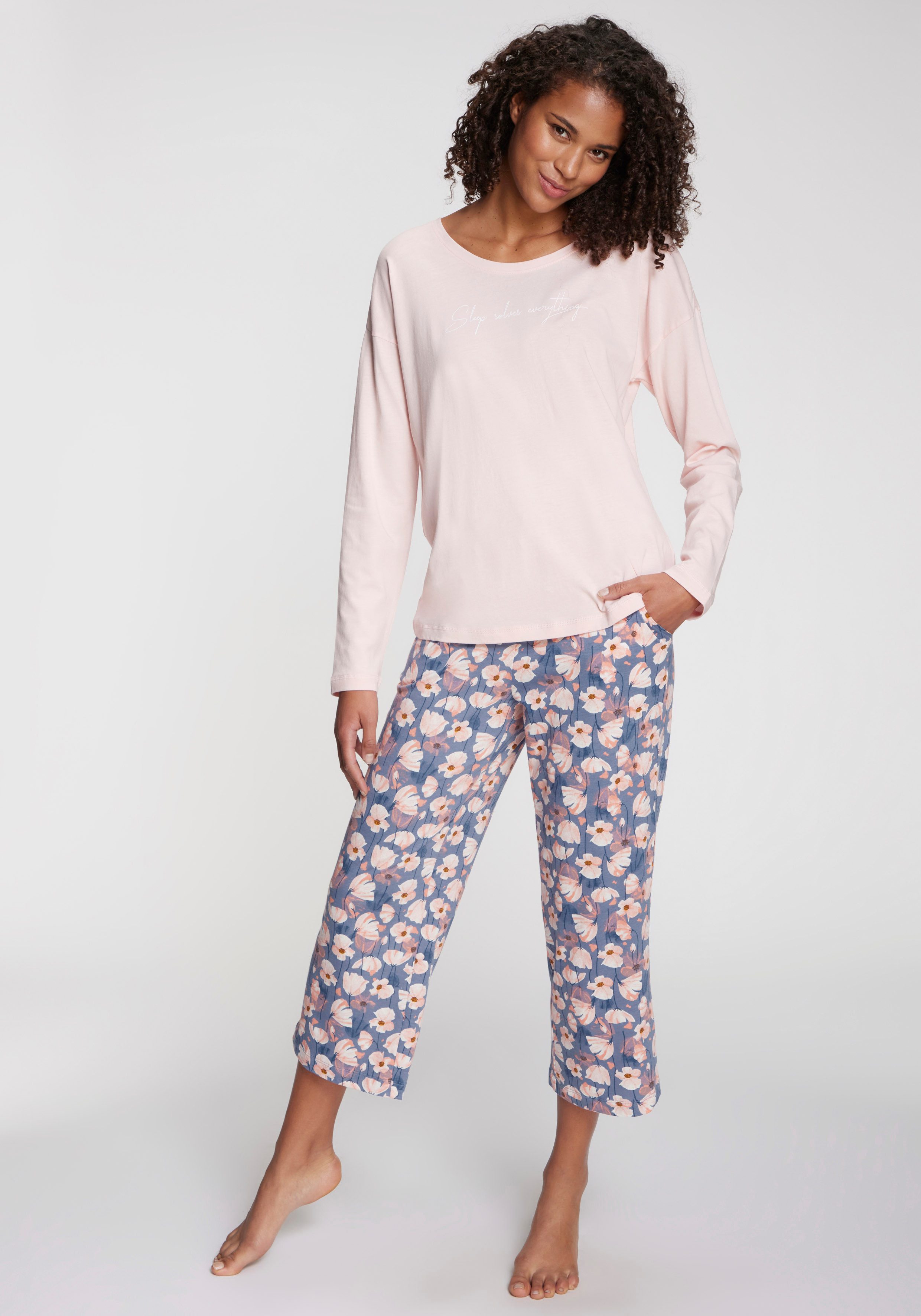 Vivance Dreams Pyjamahose (1-teilig) im Culotte-Schnitt