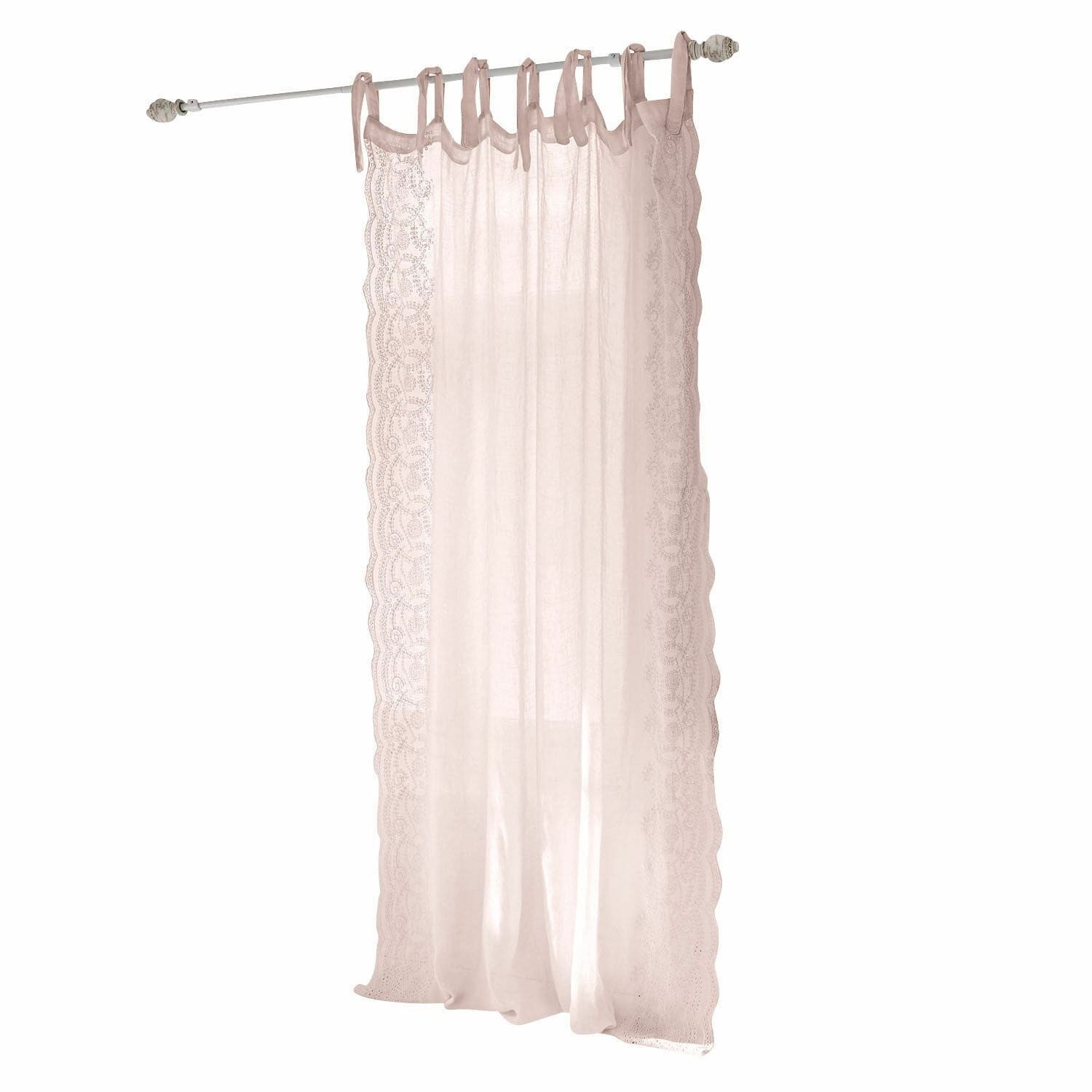 Mirabeau Vorhang Gardine Esmera rosa günstig online kaufen