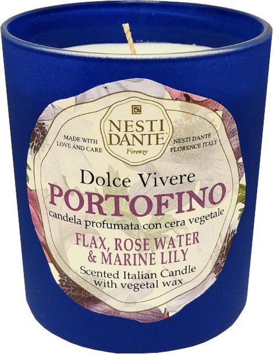 Nesti Dante Duftkerze Dolce Vivere Portofino (1-tlg), bis zu 30h Brenndauer