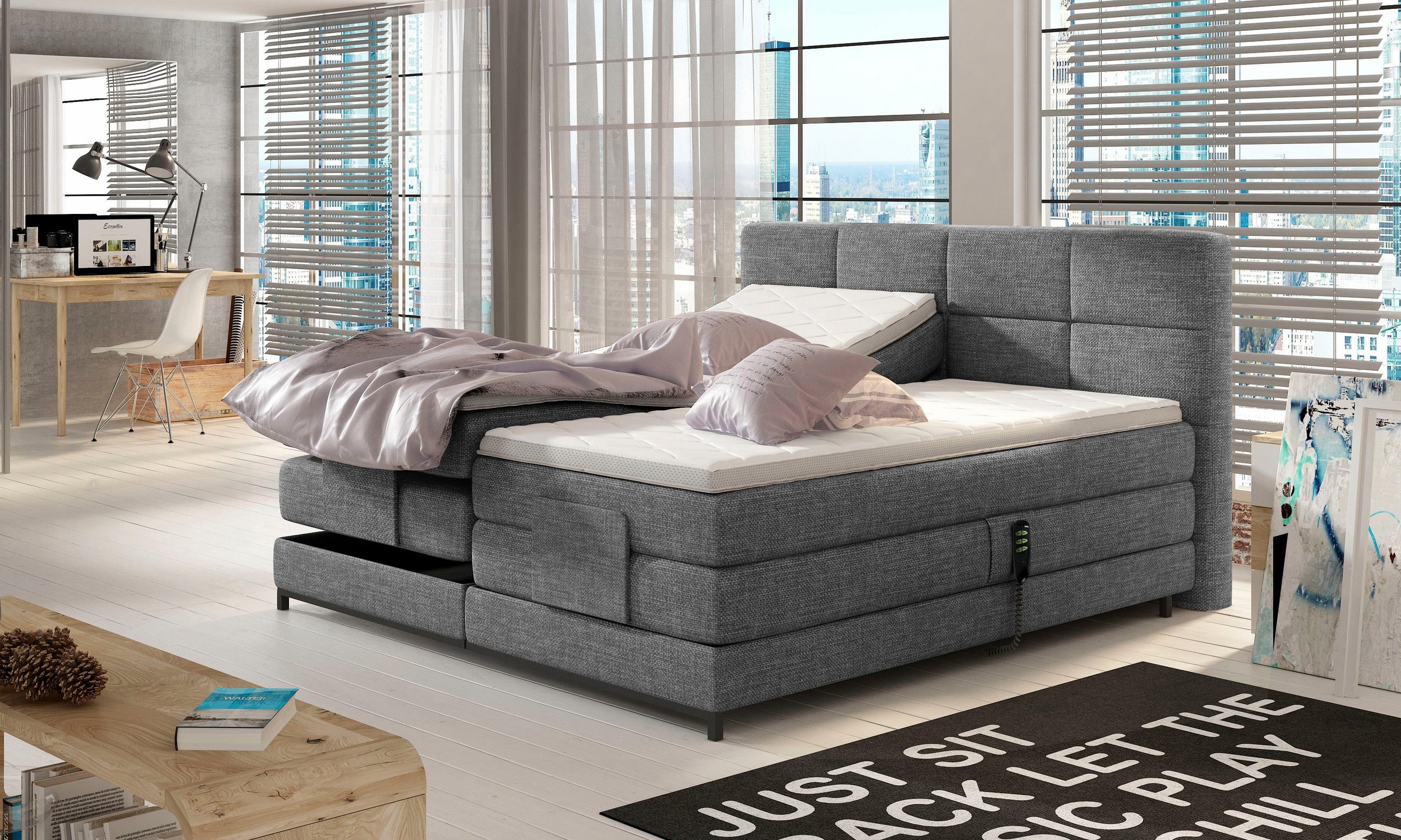 DELAVITA Boxspringbett QUADRO - DELAVITA