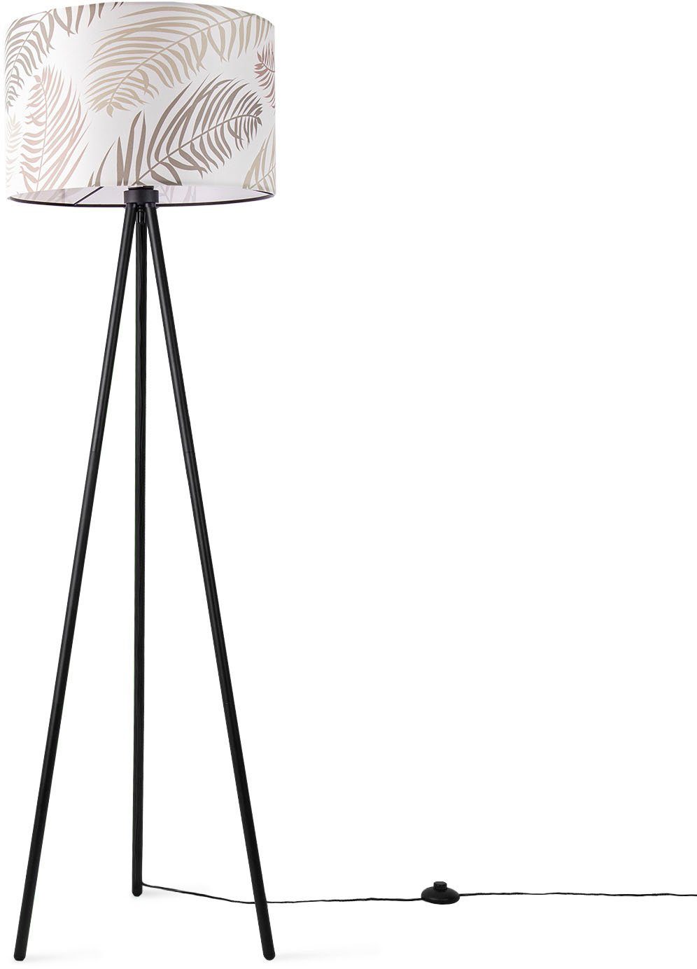 Paco Home Stehlampe Trina Kuba, ohne Leuchtmittel, Wohnzimmer Kinderzimmer Lampenschirm Zimmer Deko Schlafzimmer Palme