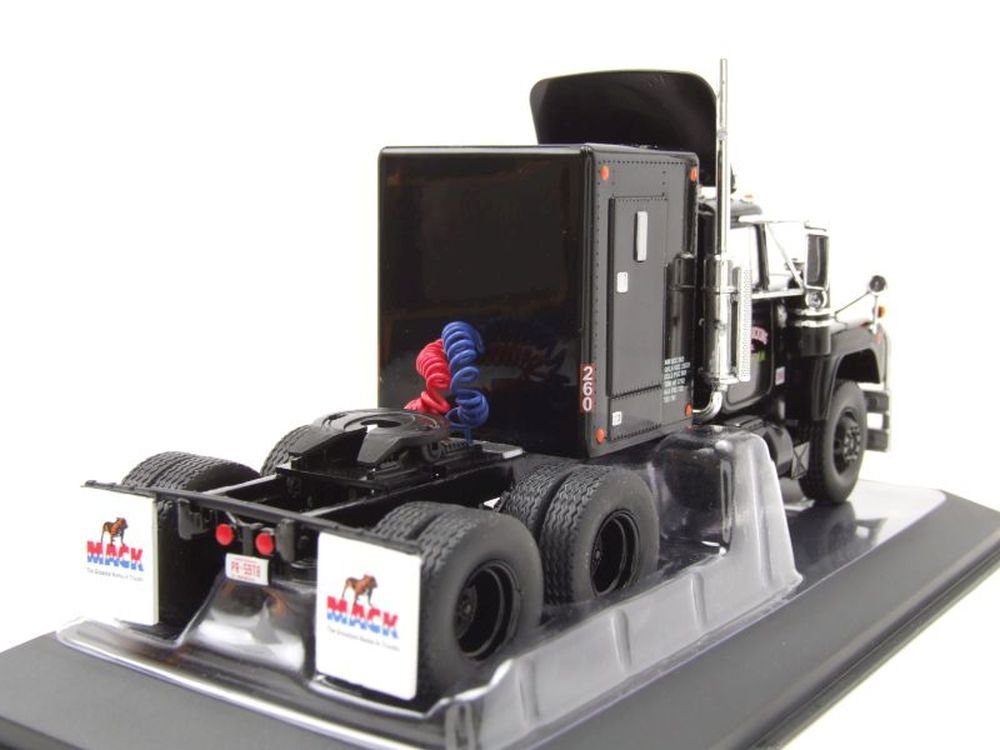 ixo Models Modellauto Mack R-Series Zugmaschine mit Kabine und Rammschutz 1966 R.D. Trucking, Maßstab 1:43