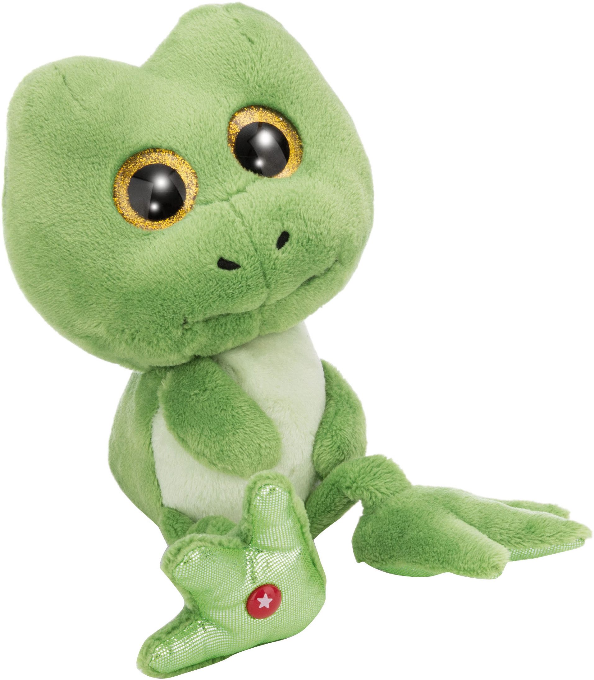 Nici Kuscheltier Glubschis, Frosch Jummi, 15cm schlenkernd