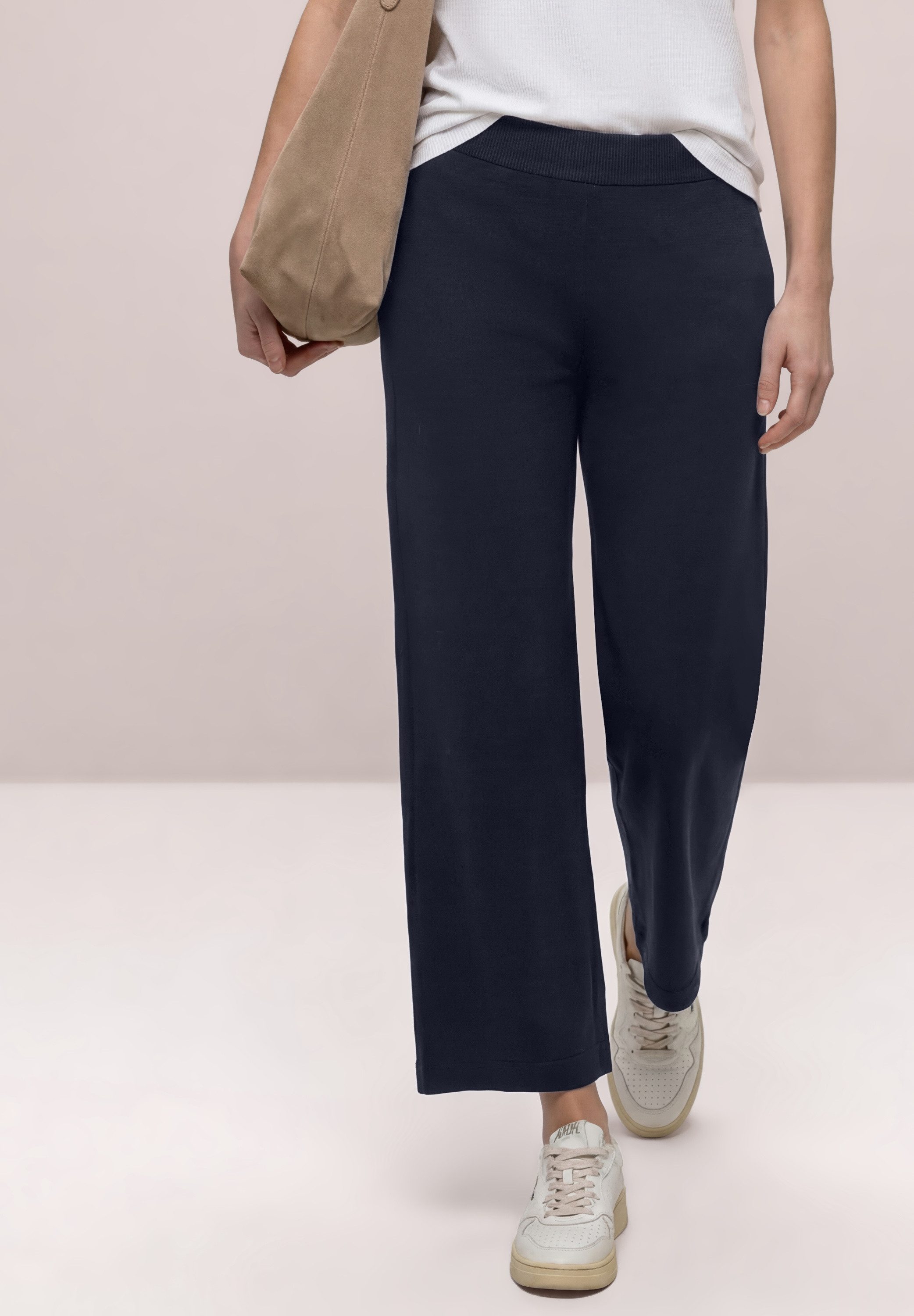 STREET ONE Stoffhose High Waist