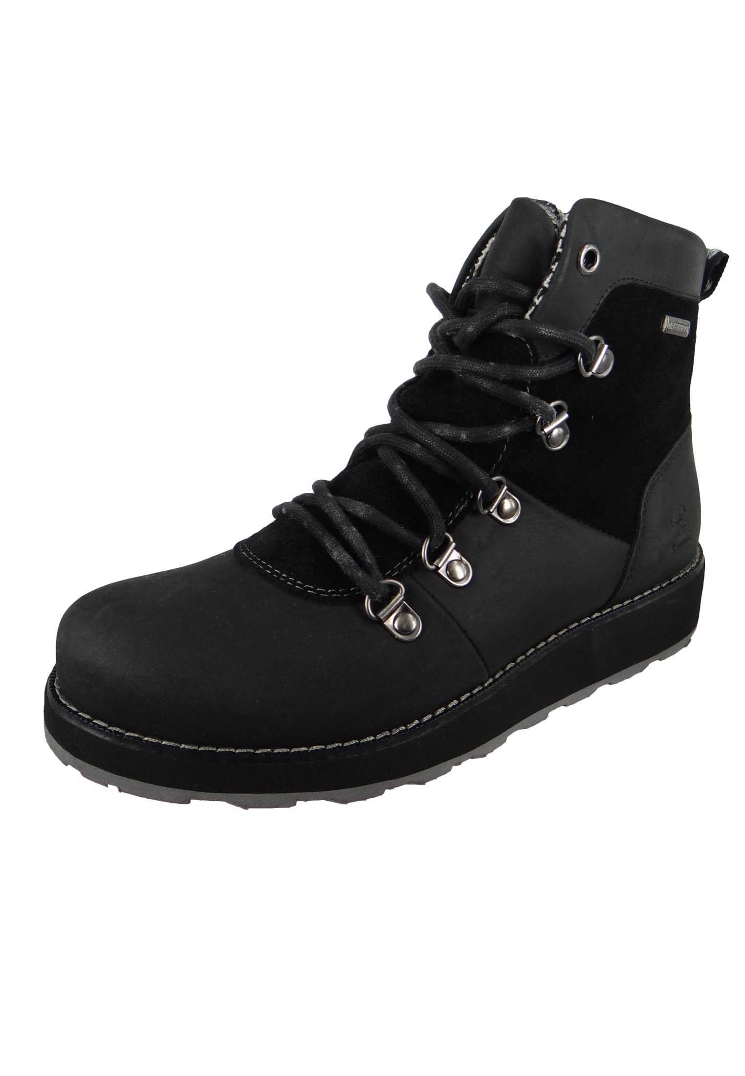 Kamik WK2035 Ariel Low Waterproof Black Stiefel