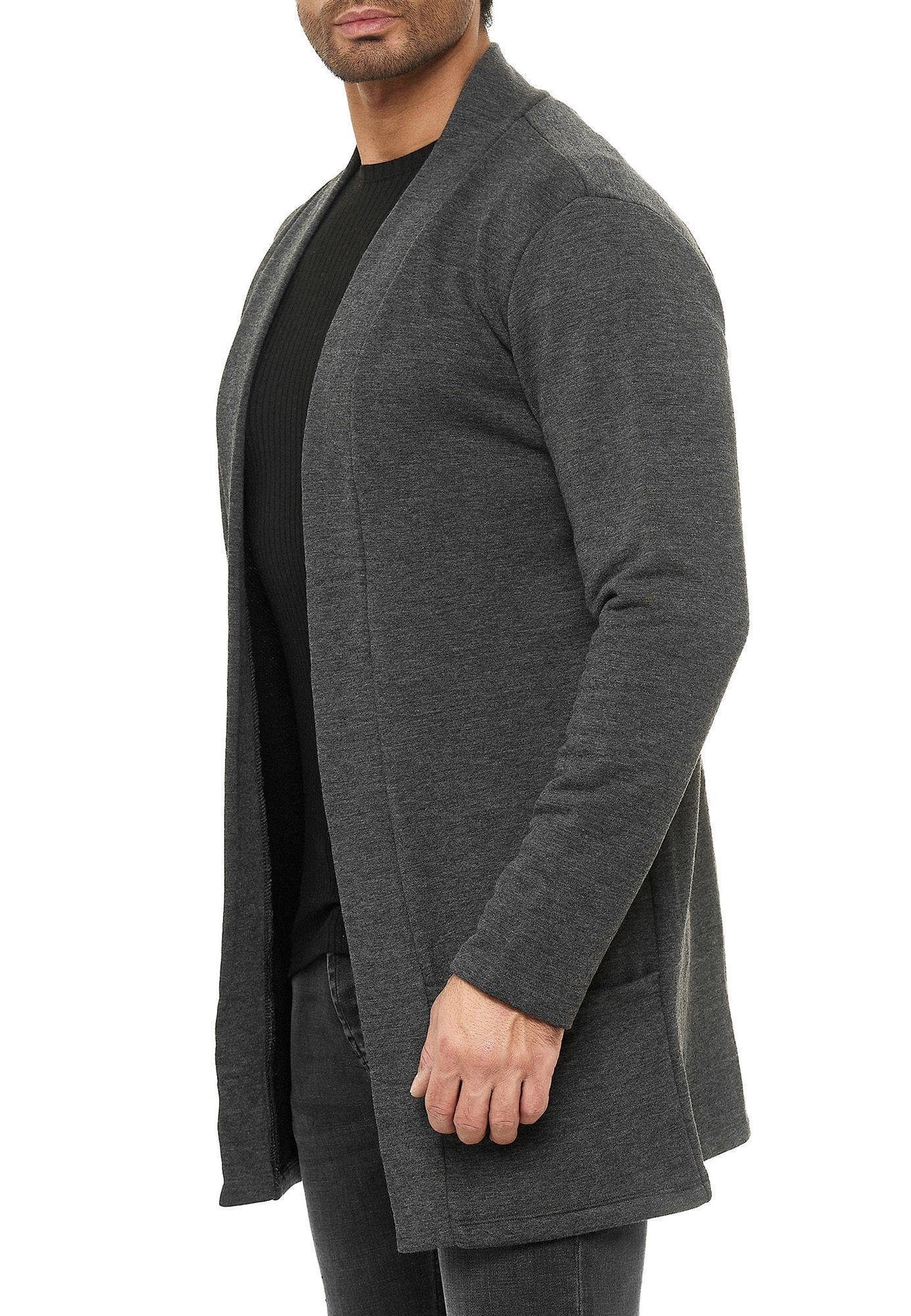 RedBridge Cardigan mit Schalkragen Strickjacke mit offenem Design Weich und angenehm zu tragen – Bild 4 von 5