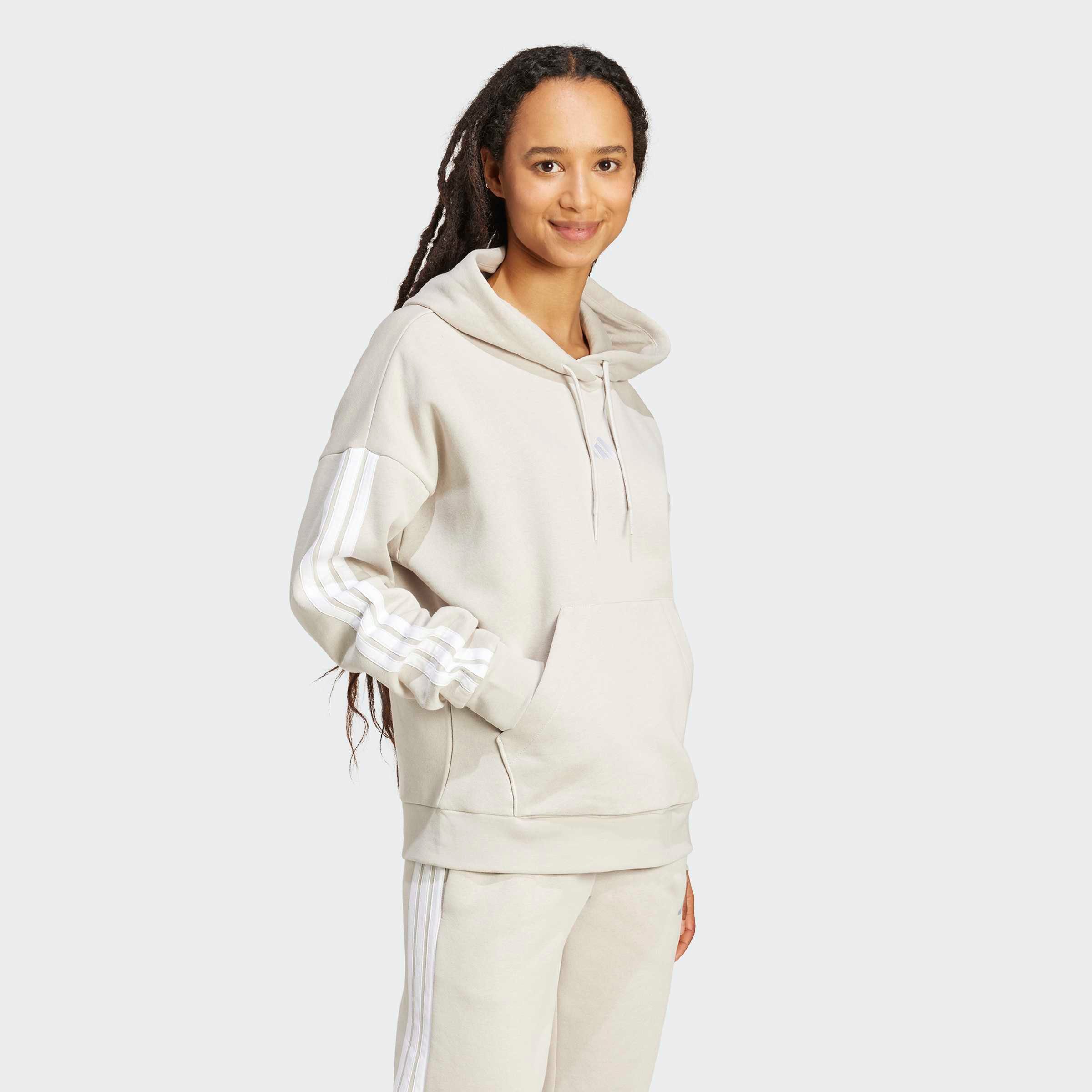 adidas Sportswear Kapuzensweatshirt ESSENTIALS 3-STREIFEN FLEECE HOODIE