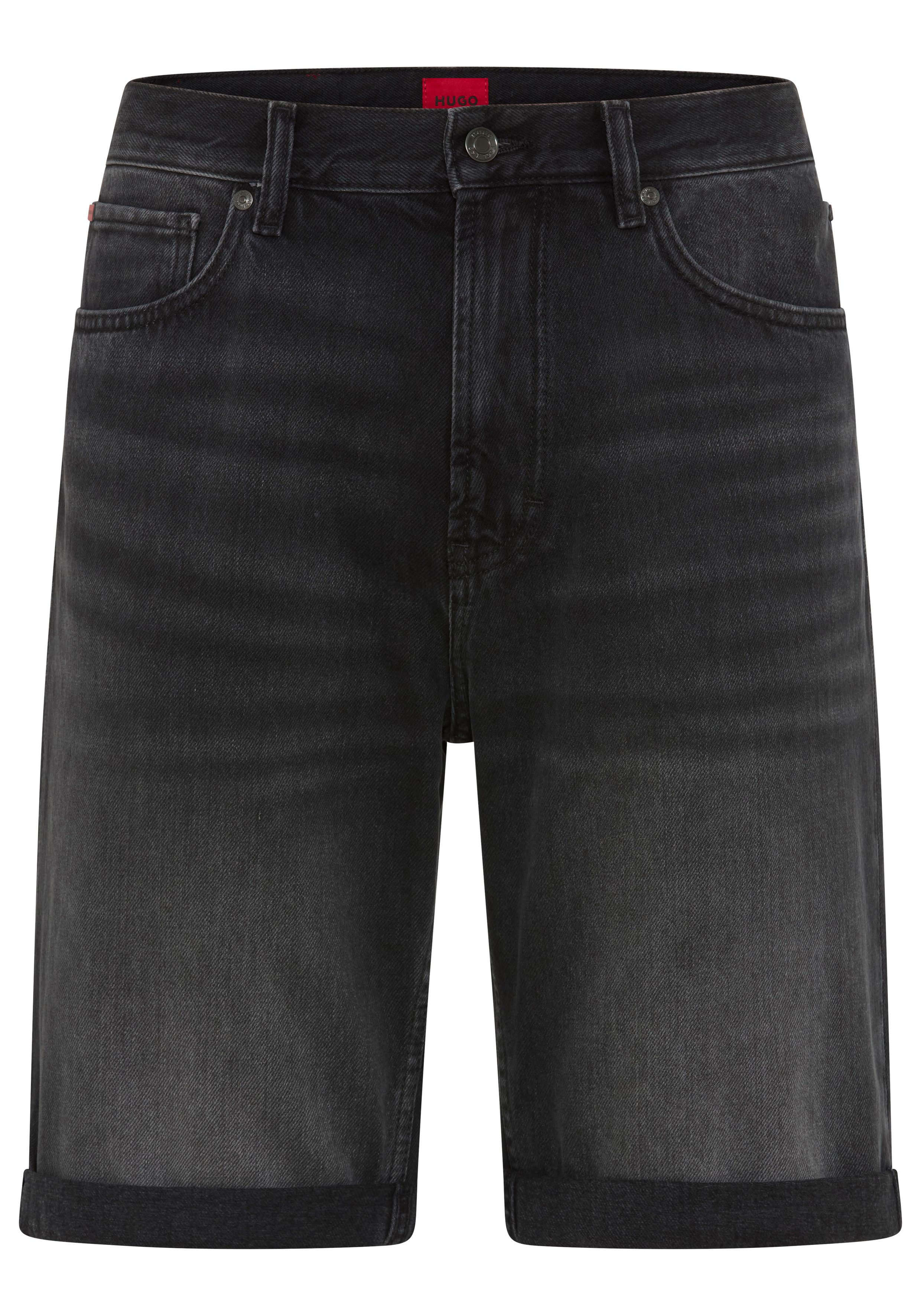 HUGO Shorts HUGO 838/S Tapered Fit, stone washed, reine Baumwolle