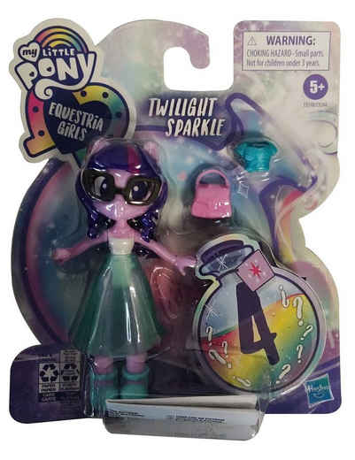 My Little Pony Spielfigur My Little Pony Equestria Girls Twilight Sparkle, (Packung, 8-tlg., inkl. 7 Accessoires)
