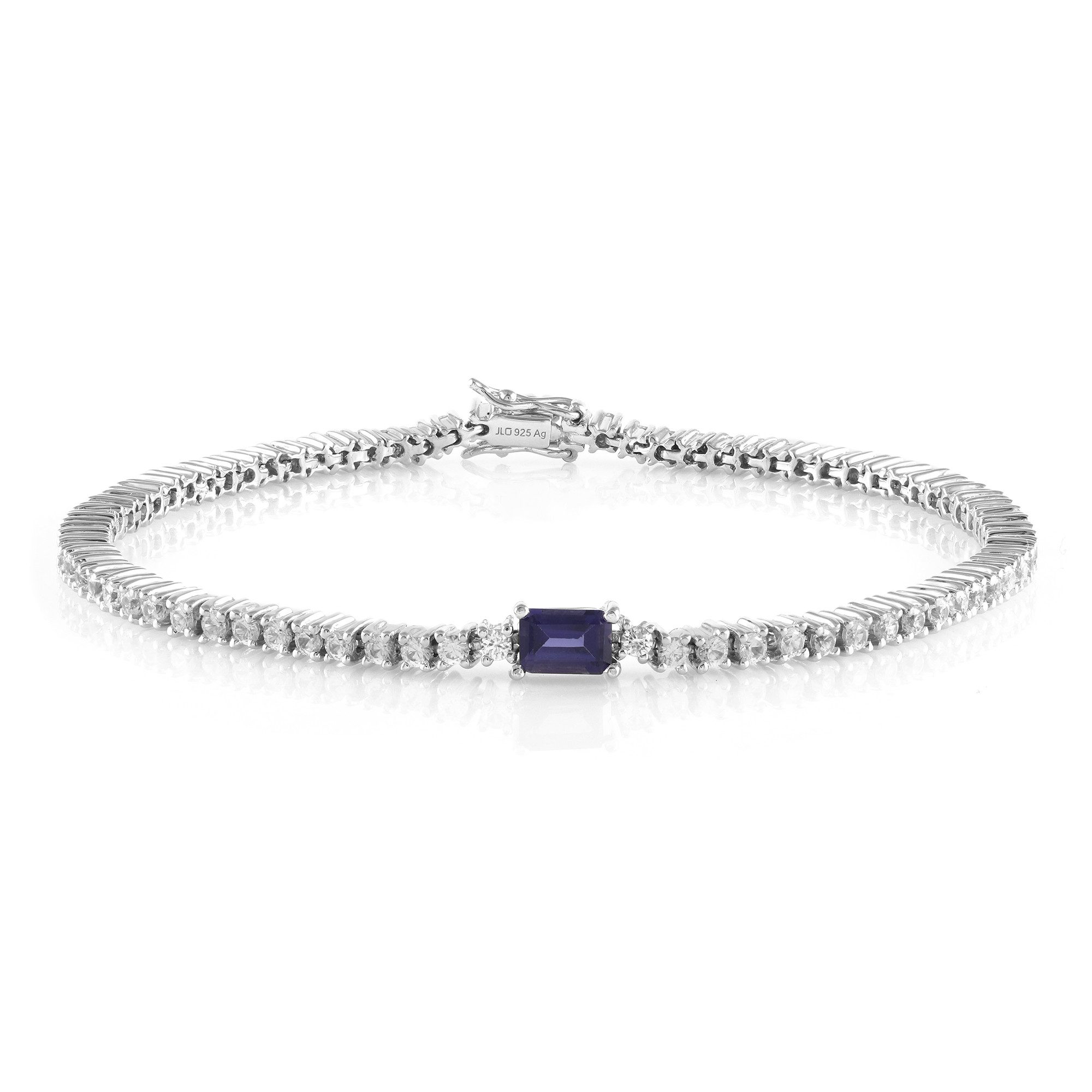 Cavill Silberarmband Iolith & Zirkon Sterlingsilber-Armband (1-tlg)