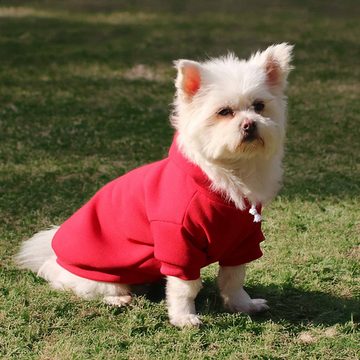 Monkimau Tierjacke Hundepullover Hoodie für große Hunde - XXL in rot