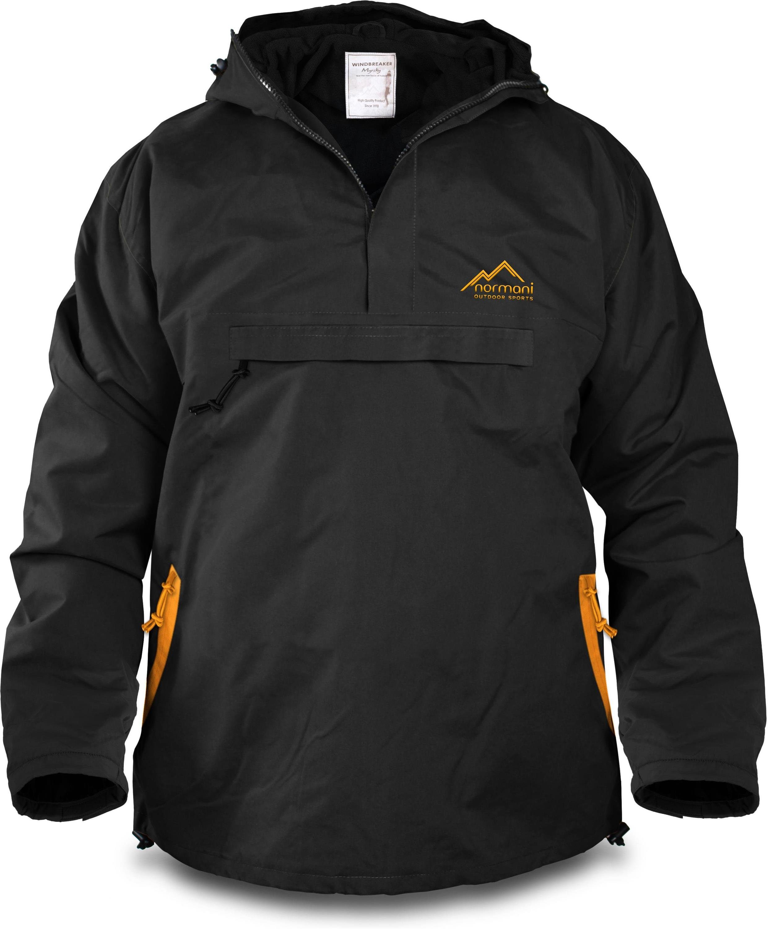 normani Windbreaker Herren Windbreaker Myrsky Wasserdichte Funktionsjacke gefütterte Schlupfjacke