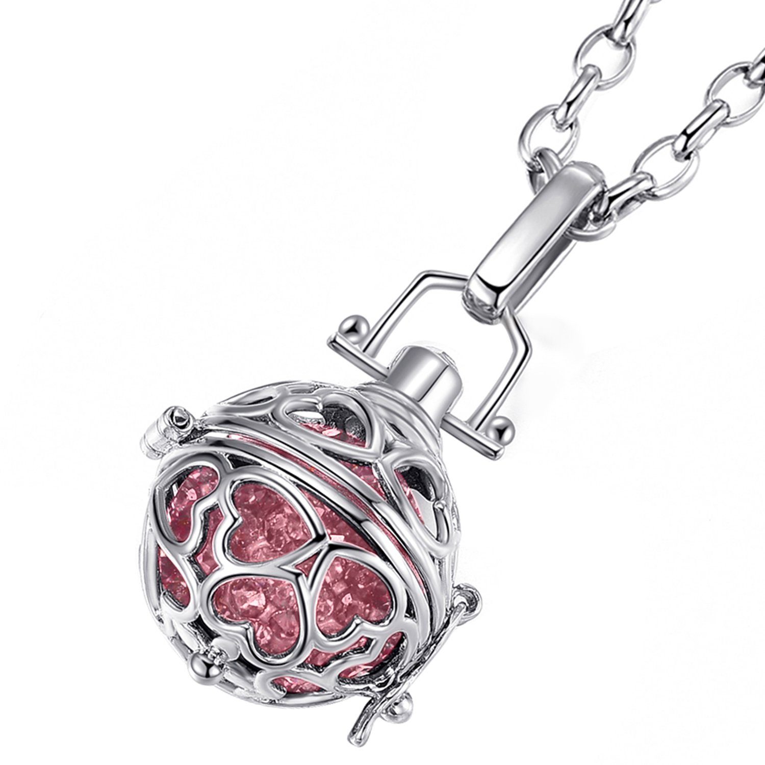 Morella Kette mit Anhänger Morella® Damen Halskette Edelstahl 70 cm mit Her günstig online kaufen