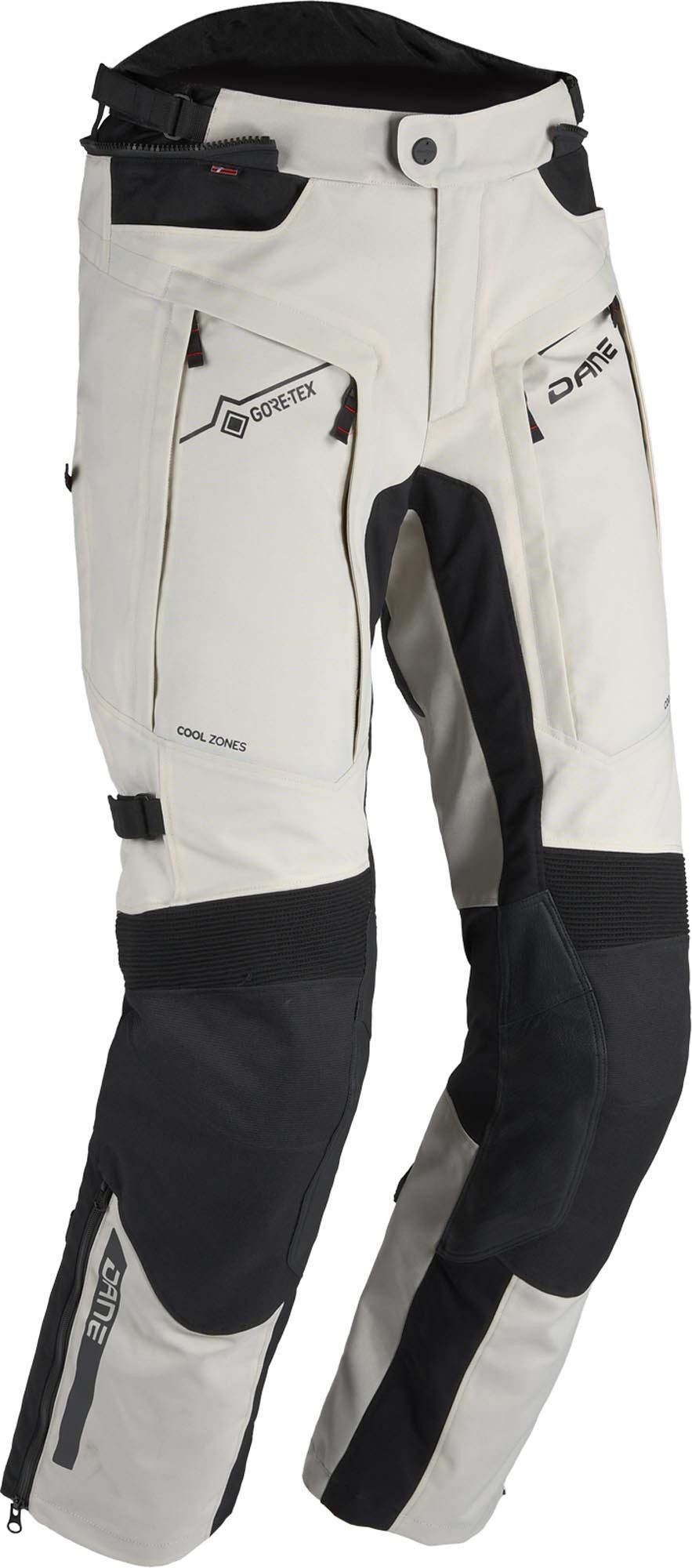 DANE Motorradhose Spor Gore-Tex Motorrad Textilhose 3-Lagen-Laminat,Verbindungsreißverschluss,Hüftprotektoren enthalt