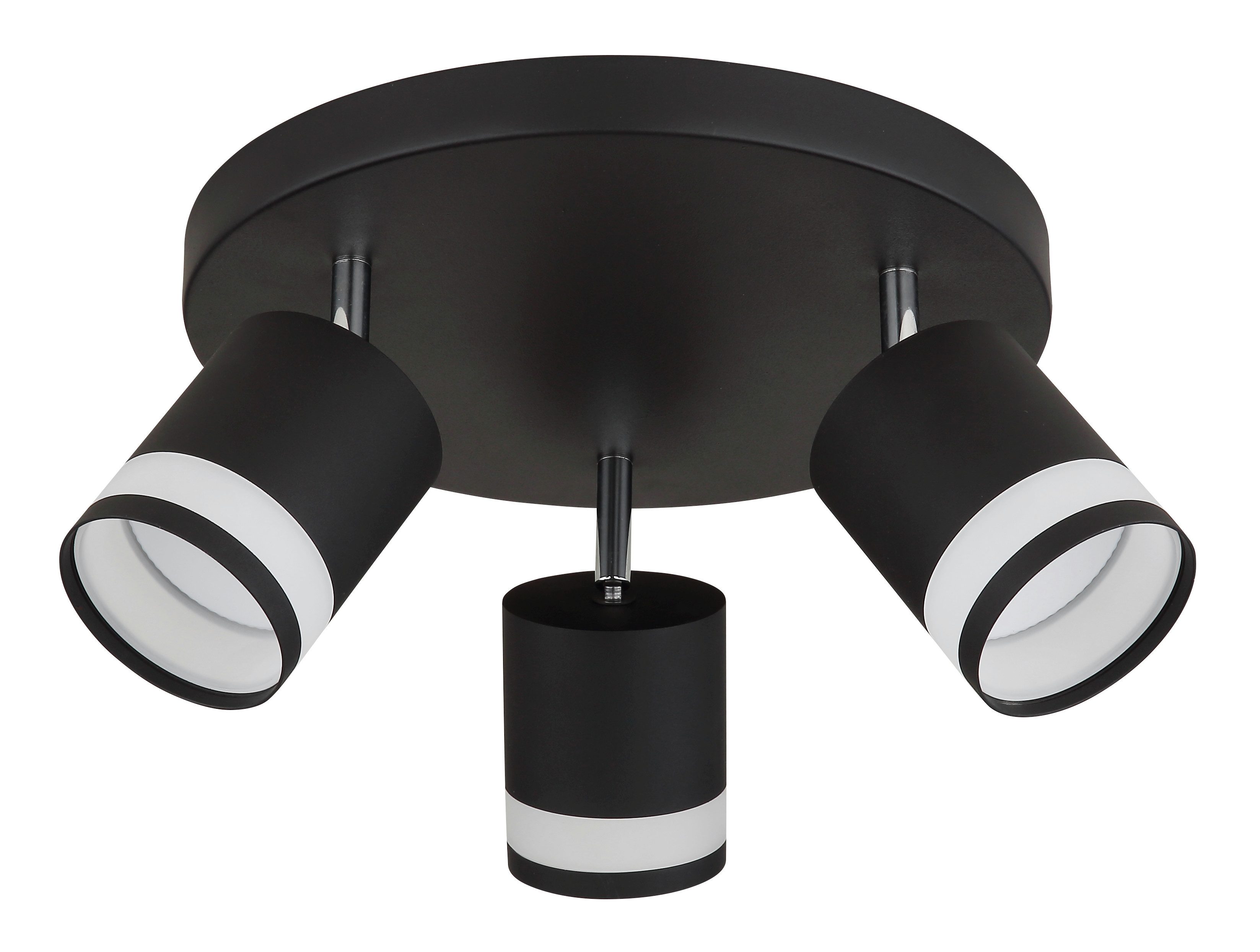 GLOBO LIGHTING Deckenstrahler LUCERO, Leuchtmittel wechselbar, Warmweiß, Deckenspot/schwarz/3000K/Wohnzimmer/Flur