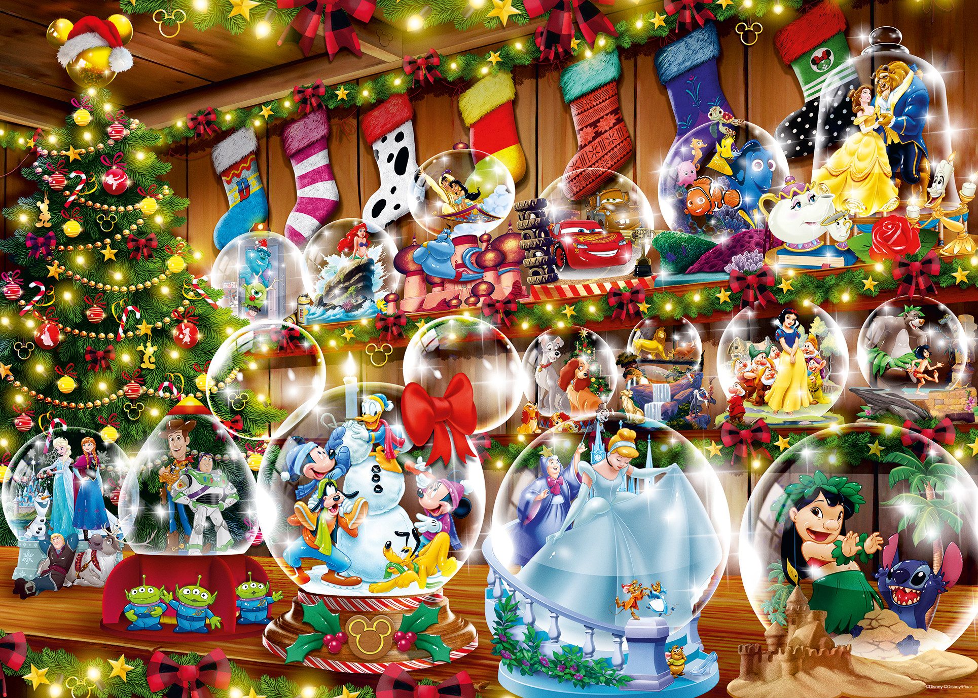 Ravensburger Puzzle Disney Classics, Schneekugelparadies, 1000 günstig online kaufen
