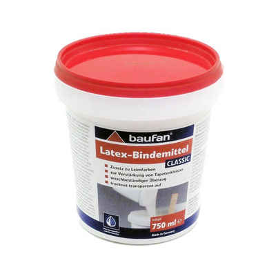 baufan® Haftgrund Latex-Bindemittel classic, 750 ml, transparent, seiden-glänzend, für Tapeten-Versiegelung