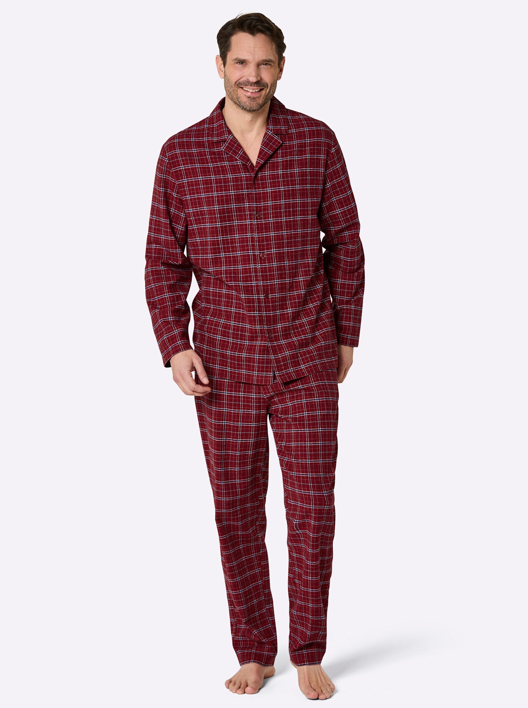 Witt Schlafanzug Pyjama Langarm