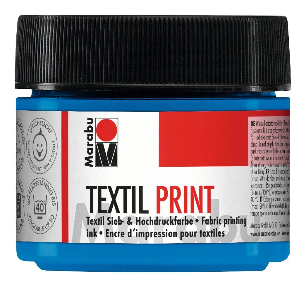 Marabu Textilfarbe Druckfarbe Textil Print, 100 ml