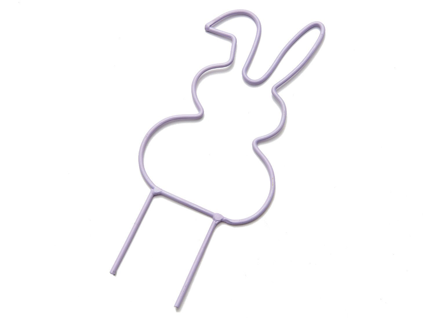NaDeco Osterfigur Metall Stecker Osterhase, in Lavendel ca.10 cm Blumenstecker