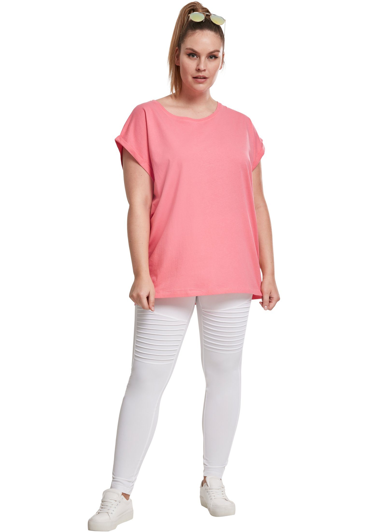 Extended T-Shirt pinkgrapefruit CLASSICS URBAN Shoulder TB771