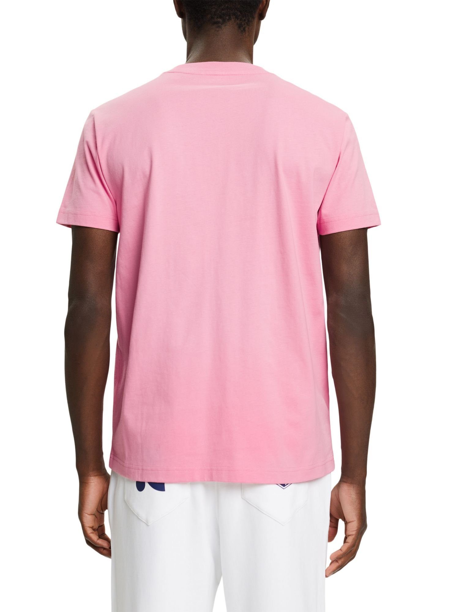 PINK Langarmshirt Esprit (1-tlg) Logo-T-Shirt