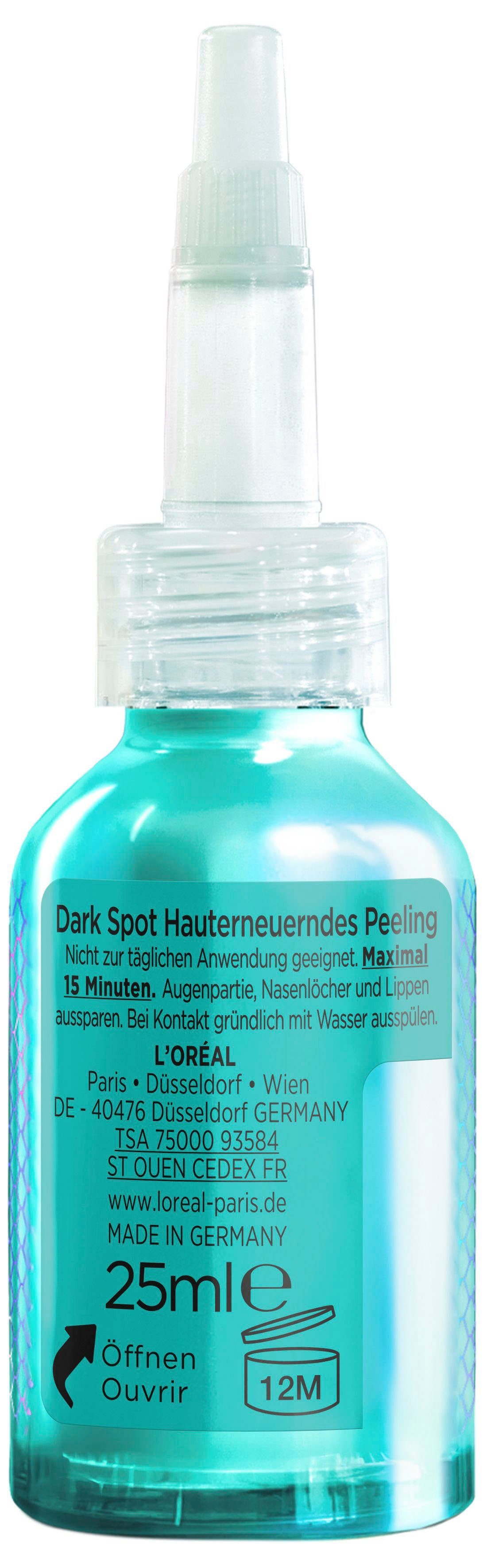 L'ORÉAL PARIS Gesichtspeeling BRIGHT REVEAL DARK SPOT PEELING, verbessert die Hautstruktur, ölfrei, sanft, auch für empfindliche Haut
